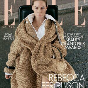 Past issues: ELLE Canada Magazine Cover Rebecca Ferguson November 2024